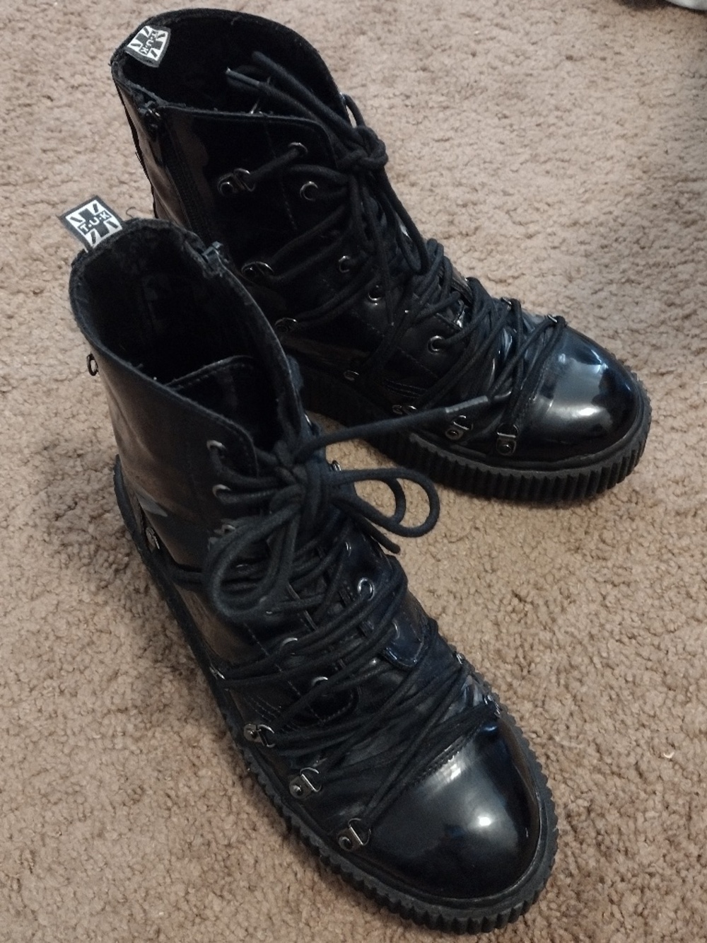 TUK Laced Up Creeper Boots